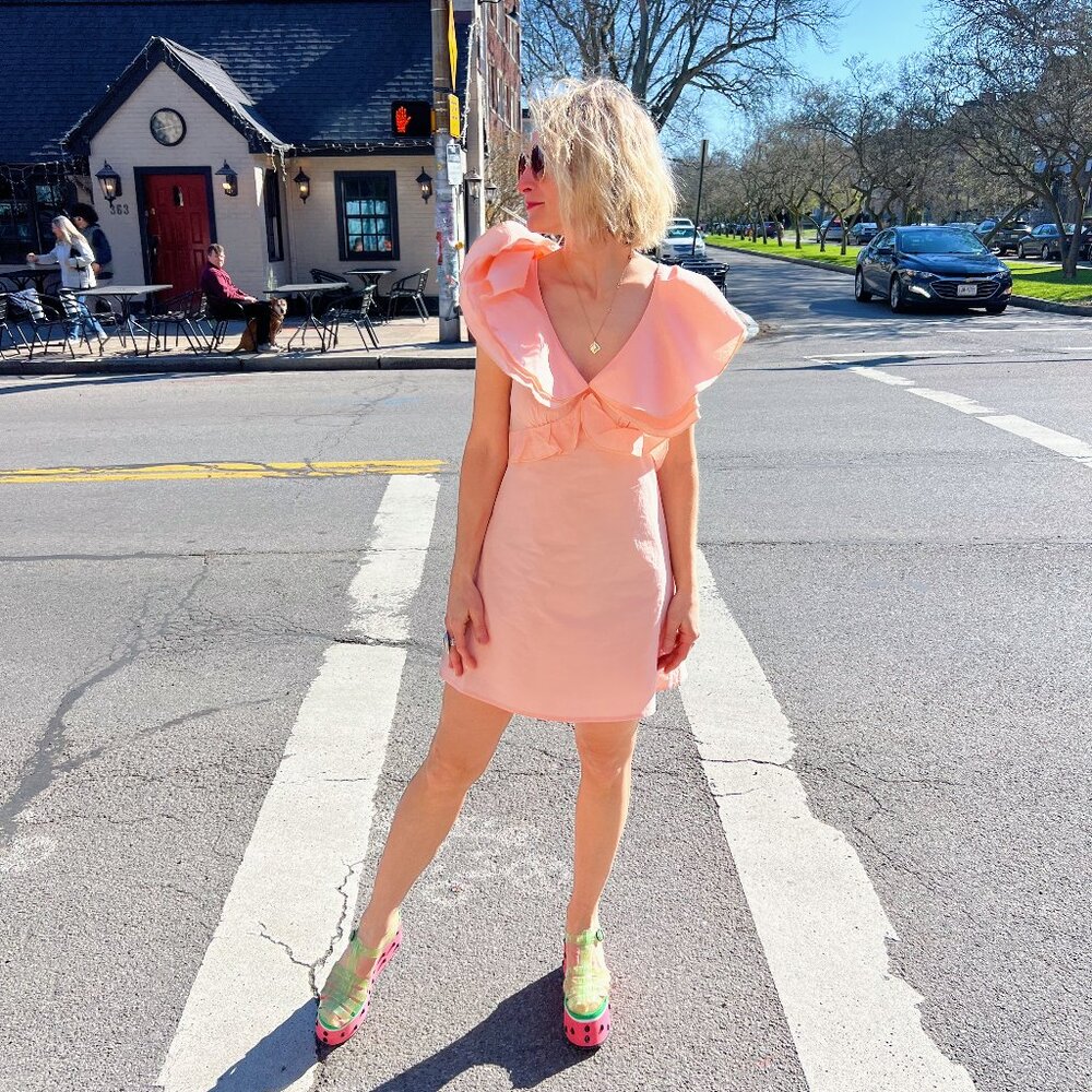 Ailsa Coral Dress